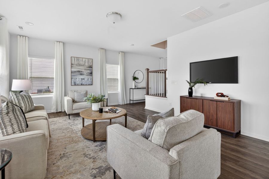Furnished interior view inside a new home in Morgan Hills, Albemarle (Image 13).