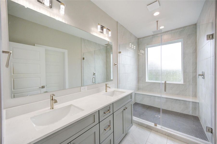 Furnished interior view inside a new home in , Houston (Image 8).