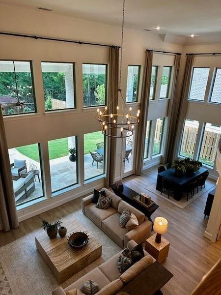 Furnished interior view inside a new home in Colton, Todd Mission (Image 7). Furnished interior view inside a new home in Colton, Todd Mission (Image 7).