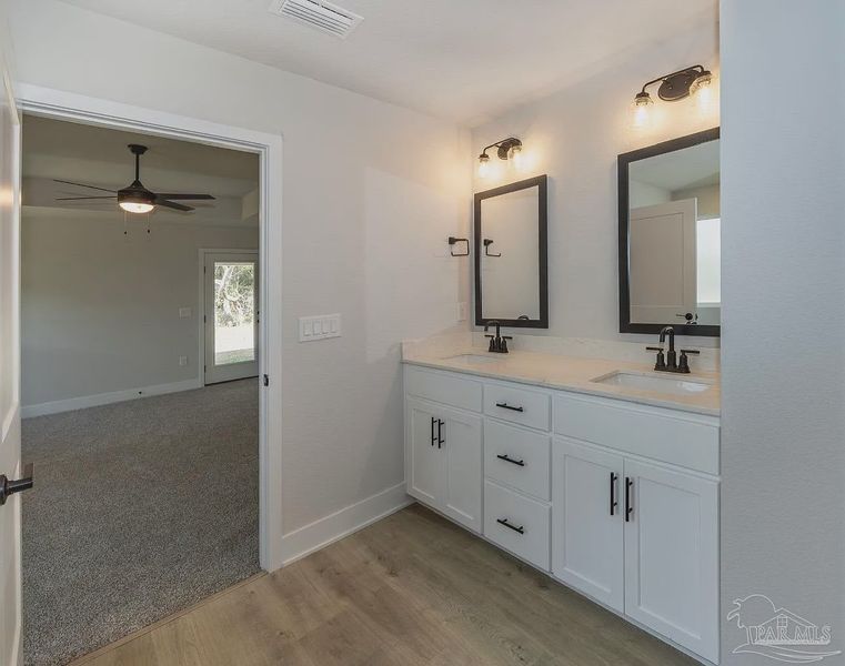 Furnished interior view inside a new home in Hidden Pines Estates, Milton (Image 11).