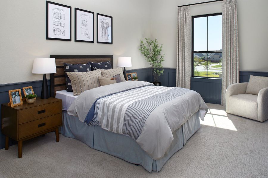 Furnished interior view inside a new home in Light Farms Graham/Reagan, Celina (Image 30).