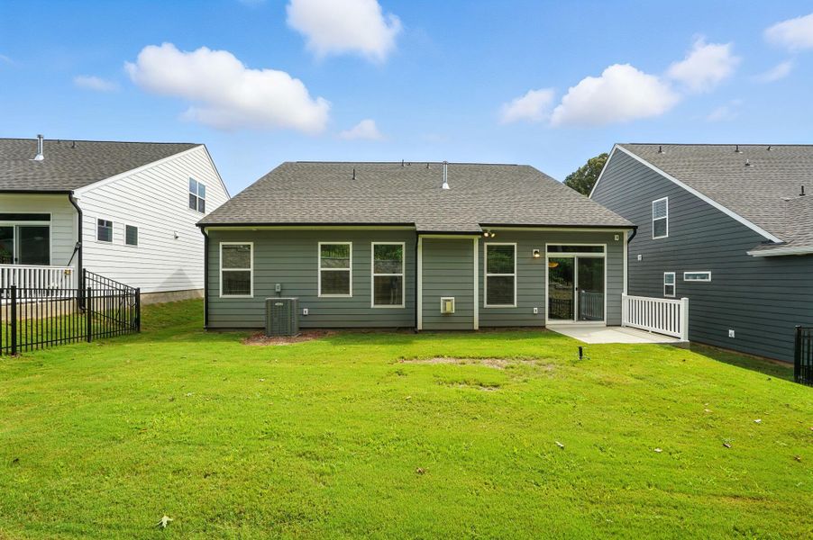 Front exterior of a new home in Villas at Prestwick, Mooresville, NC, highlighting curb appeal (Image 29). Front exterior of a new home in Villas at Prestwick, Mooresville, NC, highlighting curb appeal (Image 29).