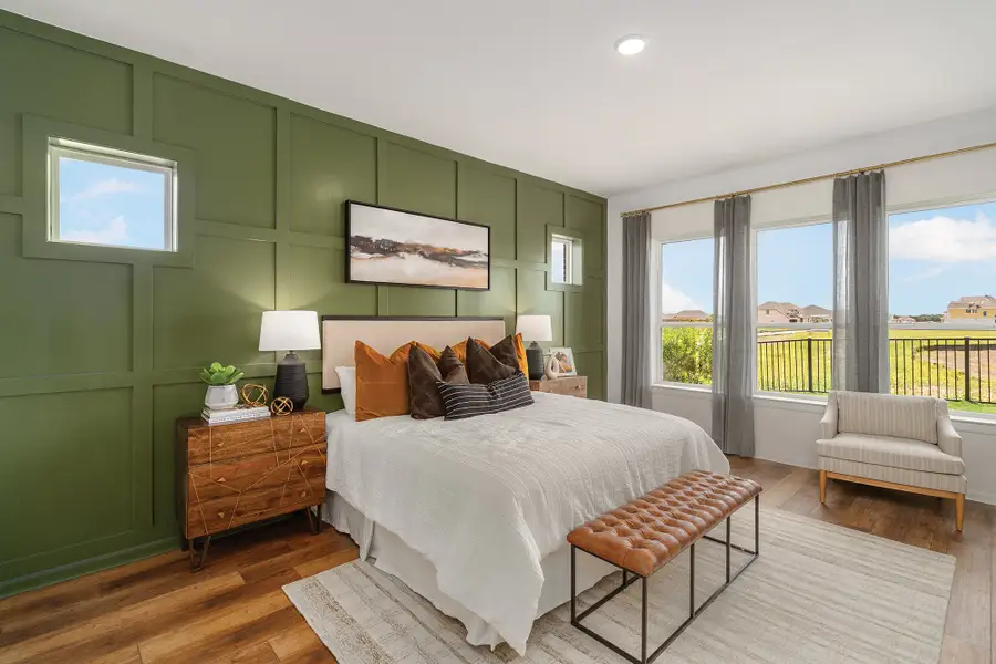 Representative furnished interior of a home built from the The Getty by David Weekley Homes in Sundance Cove Lakeside, Crosby (Image 3).