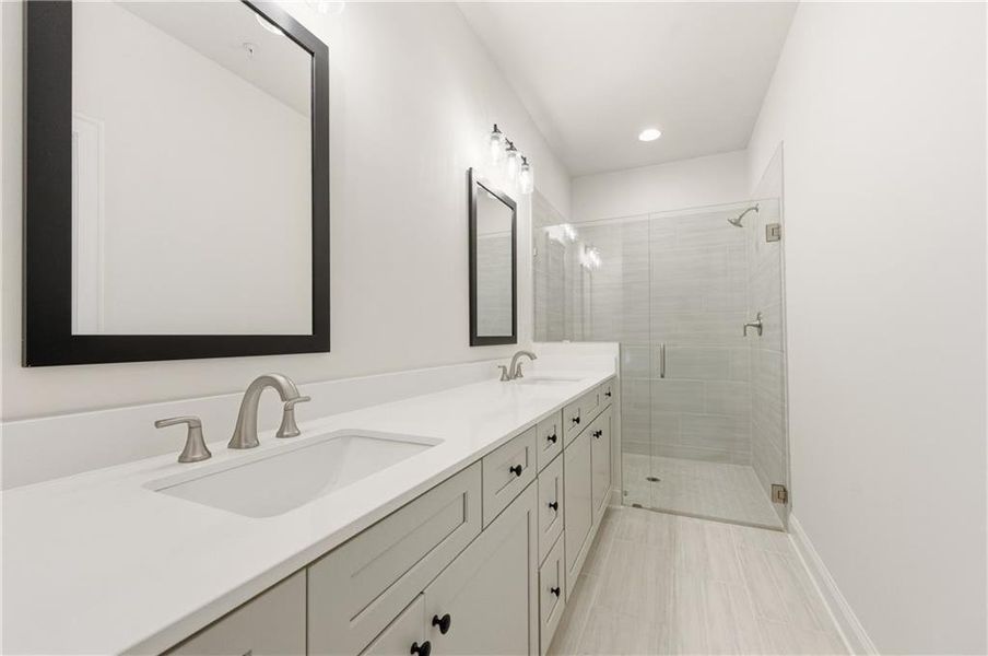 Furnished interior view inside a new home in , Marietta (Image 10).