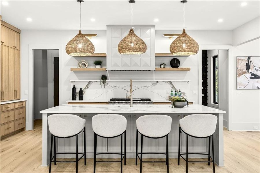 Furnished interior view inside a new home in , Atlanta (Image 16).