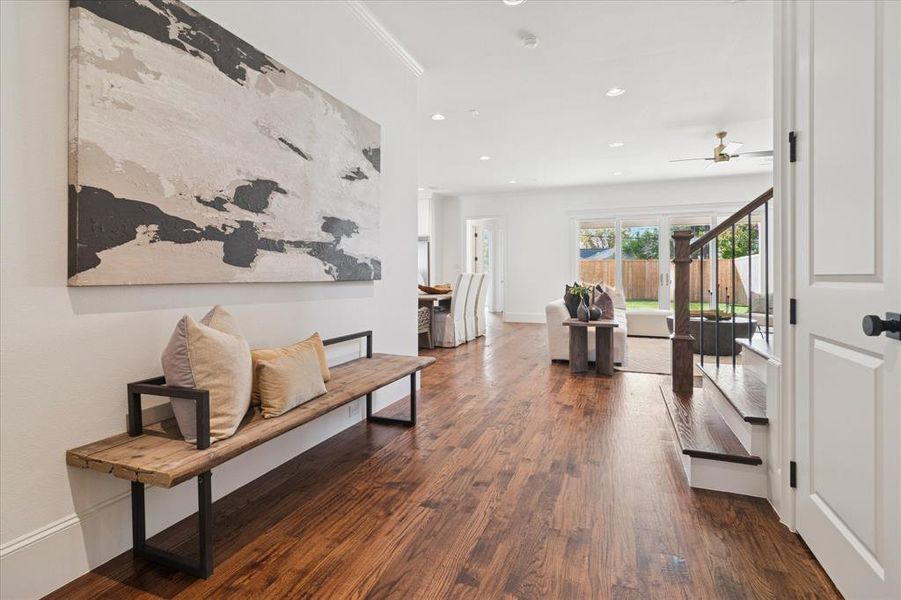 Furnished interior view inside a new home in , Dallas (Image 7).