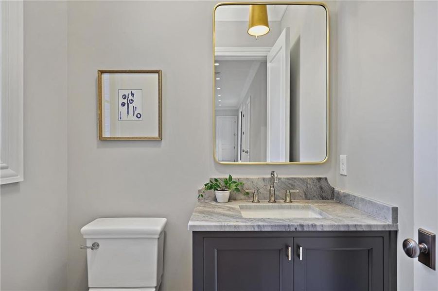 Furnished interior view inside a new home in , Atlanta (Image 10).