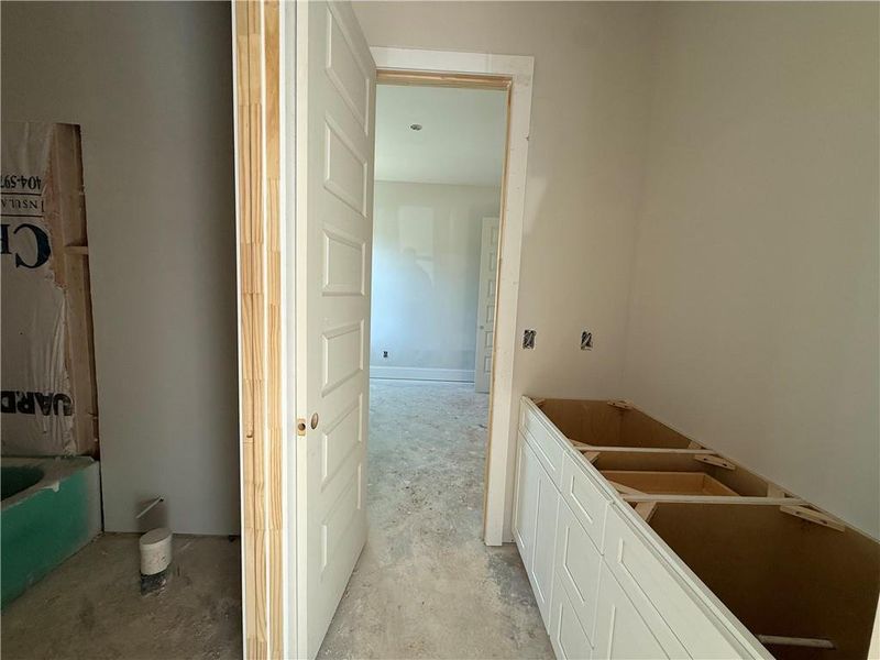 In-progress construction of a new home in , Pendergrass, GA (Image 11).