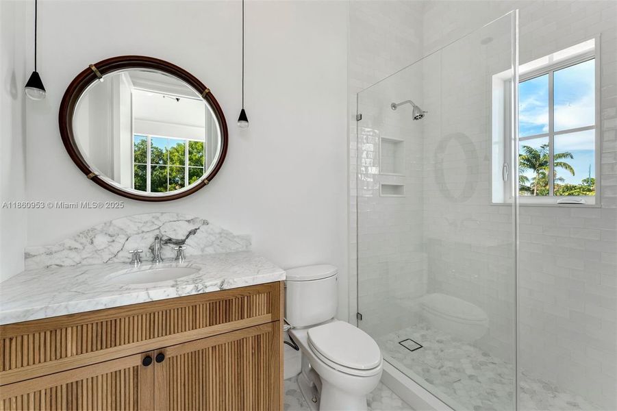 Furnished interior view inside a new home in , Key Biscayne (Image 53). Furnished interior view inside a new home in , Key Biscayne (Image 53).