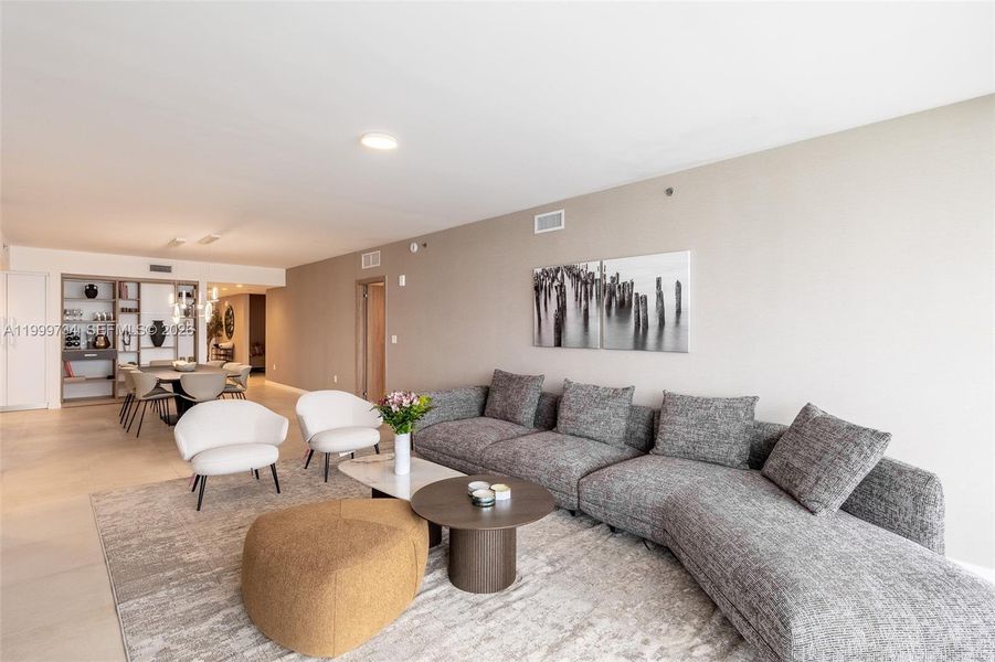 Furnished interior view inside a new home in , Bay Harbor Islands (Image 10).