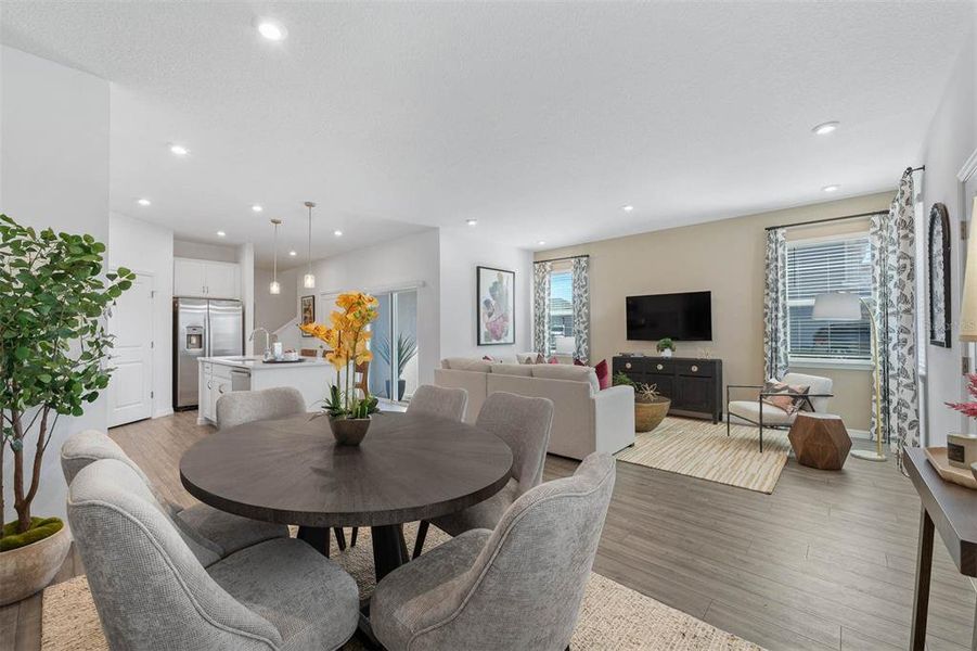 Furnished interior view inside a new home in Spring Walk at the Junction, Debary (Image 15).