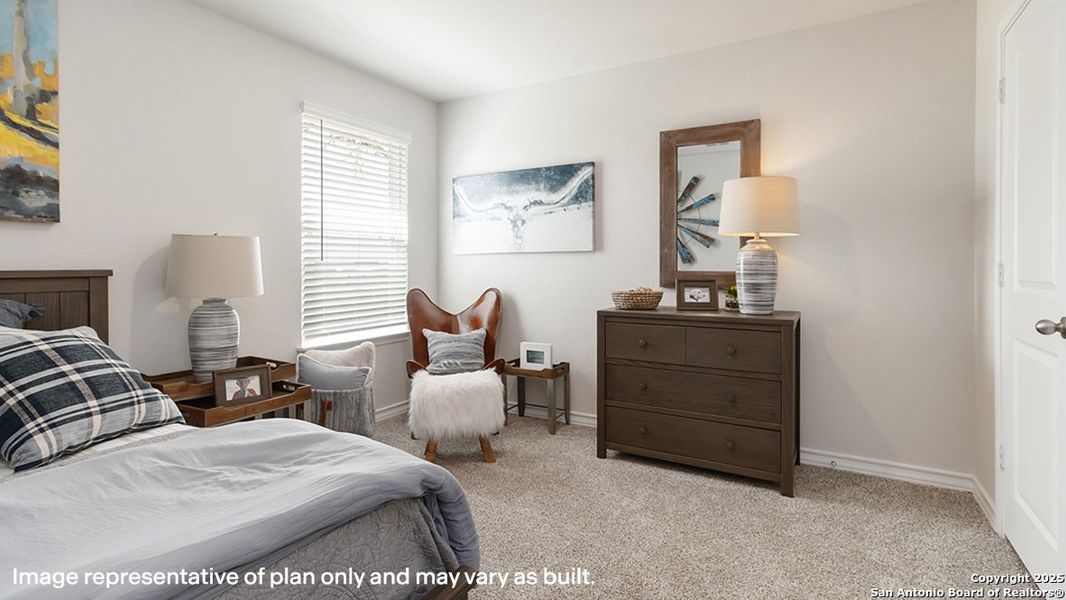 Furnished interior view inside a new home in Riverstone at Westpointe, San Antonio (Image 26).
