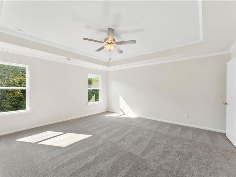 Spacious, unfurnished interior of a new home in Riverwood, Dallas (Image 17). Spacious, unfurnished interior of a new home in Riverwood, Dallas (Image 17).