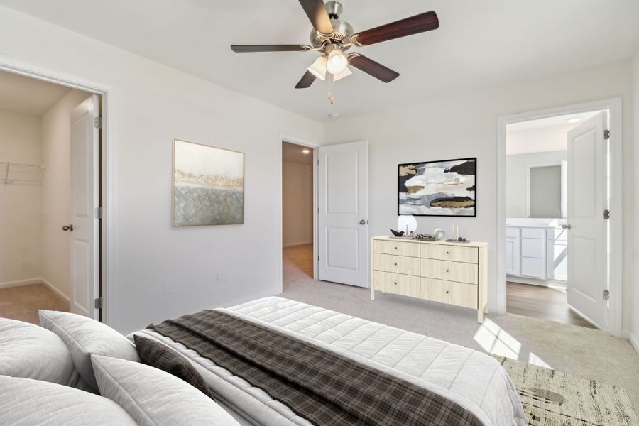 Representative furnished interior of a home built from the Meadowbrook by Great Southern Homes in Canopy Of Oaks, Sumter (Image 9).