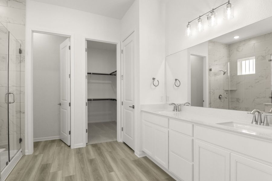 Furnished interior view inside a new home in Easton Park, Austin (Image 9).