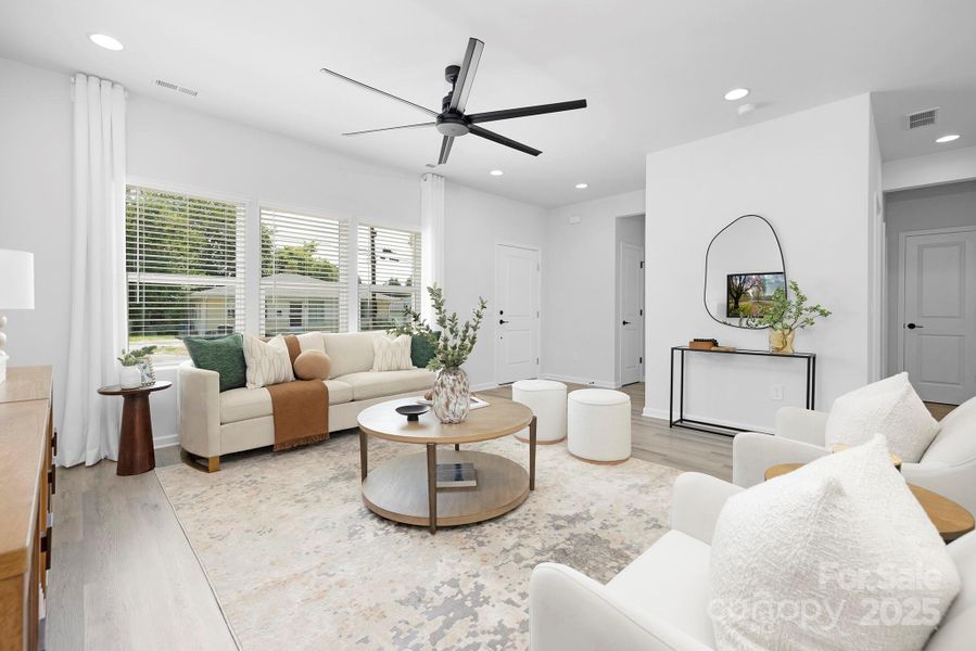 Furnished interior view inside a new home in , Salisbury (Image 10).