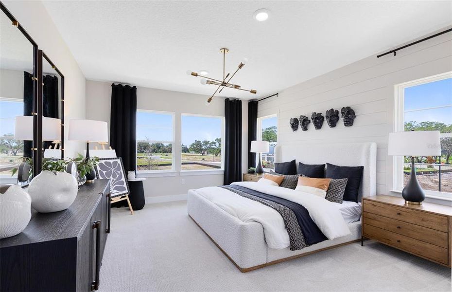 Furnished interior view inside a new home in Parkside Trails, Clermont (Image 28).