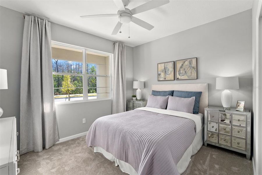 Furnished interior view inside a new home in Meridian Parks, Orlando (Image 8).