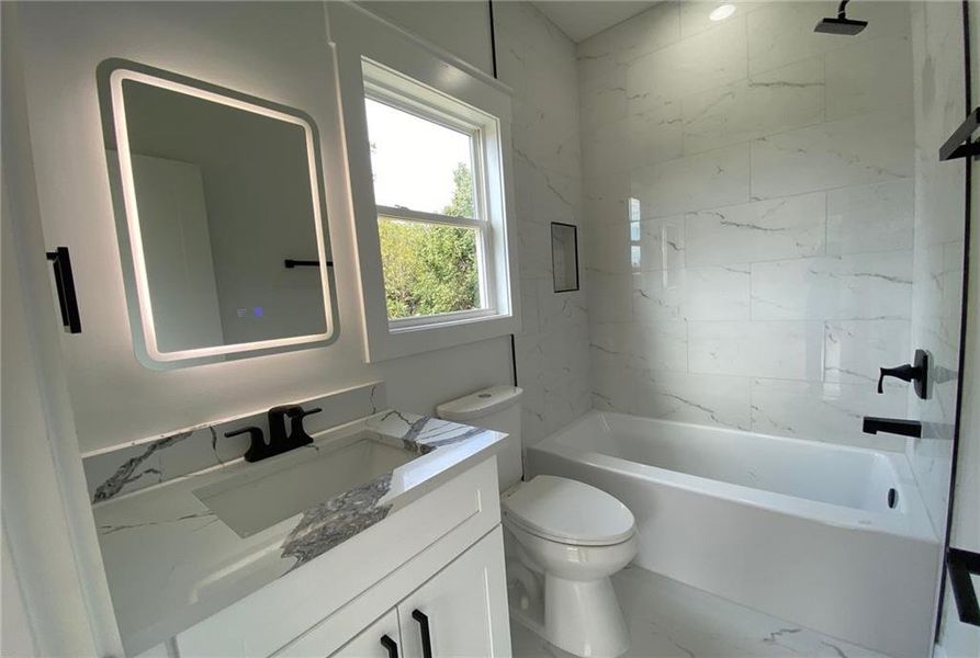 Furnished interior view inside a new home in , Snellville (Image 16).