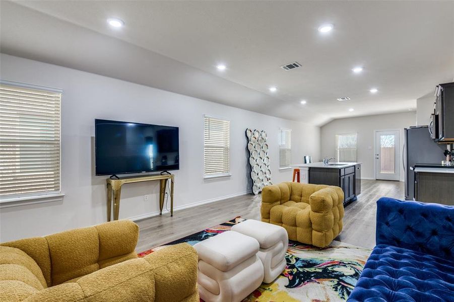 Furnished interior view inside a new home in Wildcat Ranch, Crandall (Image 8).