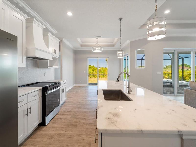 Furnished interior view inside a new home in , Port Charlotte (Image 13). Furnished interior view inside a new home in , Port Charlotte (Image 13).