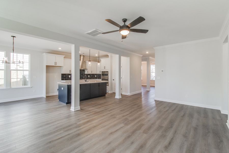 Spacious, unfurnished interior of a new home in Pebble Branch, Chapin (Image 24).