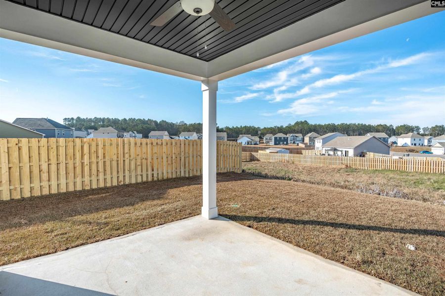 Exterior details and patio area of a home in Old Charleston Acres, Pelion (Image 21).