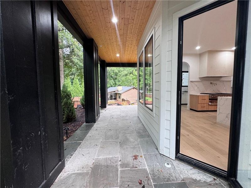 Exterior details and patio area of a home in , Alpharetta (Image 40).