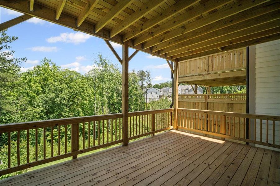 Exterior details and patio area of a home in The Retreat at River Green, Canton (Image 3). Exterior details and patio area of a home in The Retreat at River Green, Canton (Image 3).