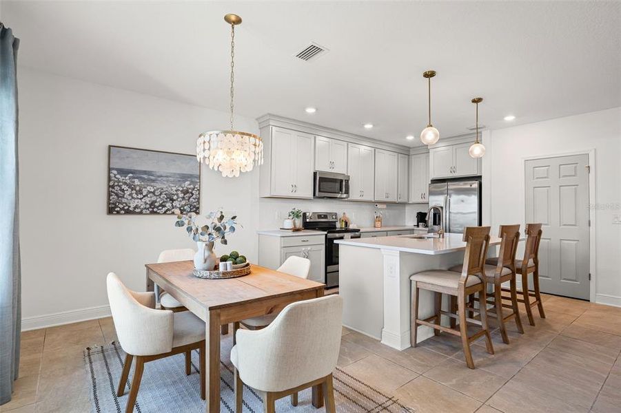 Furnished interior view inside a new home in Summerwoods, Parrish (Image 15). Furnished interior view inside a new home in Summerwoods, Parrish (Image 15).