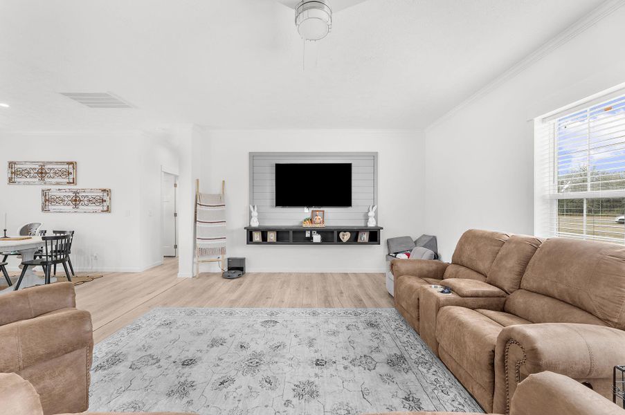 Furnished interior view inside a new home in , Cross (Image 4). Furnished interior view inside a new home in , Cross (Image 4).