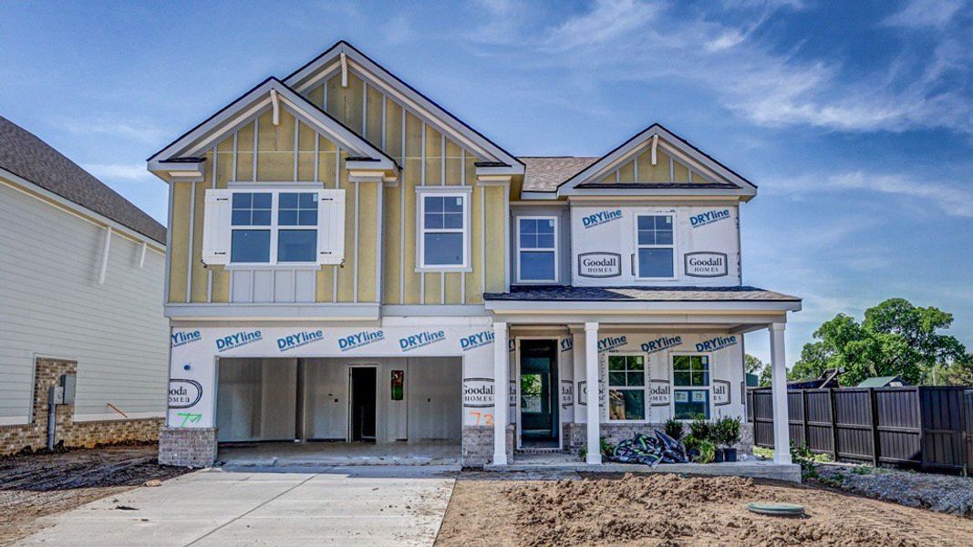 *Photo of actual home under construction May 2026