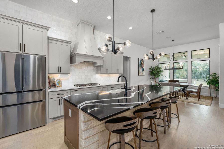 Furnished interior view inside a new home in , New Braunfels (Image 29).