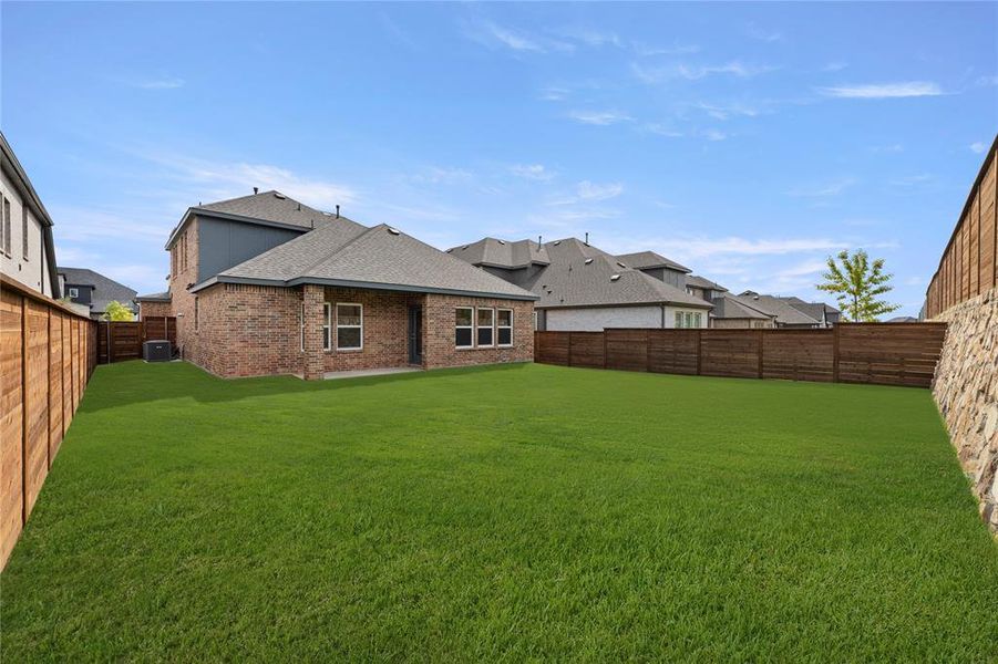 Exterior details and patio area of a home in Solterra, Mesquite (Image 3).