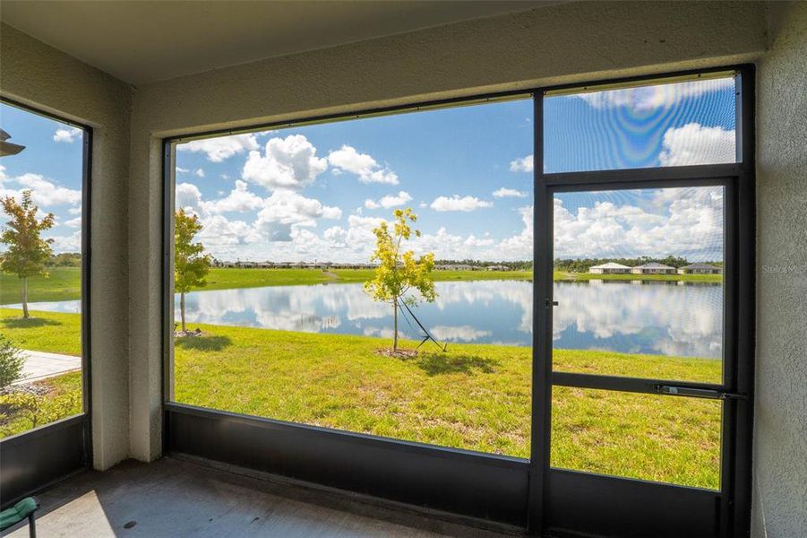 Exterior details and patio area of a home in Prosperity Lakes Active Adult, Parrish (Image 25).
