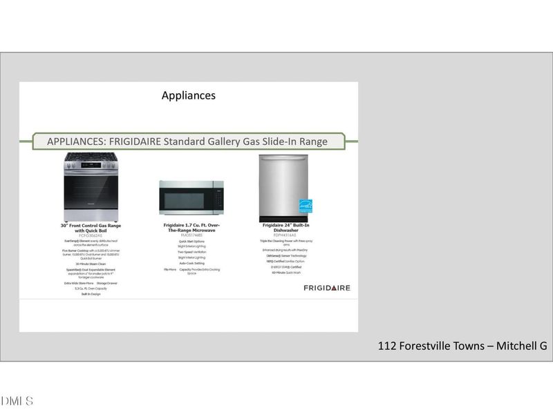 Sample of building materials used in homes in Forestville Yard Townhomes, Knightdale (Image 6).