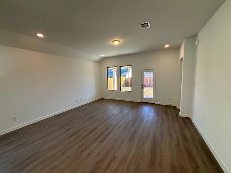 Family Room Construction Progress