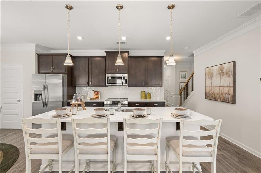 Furnished interior view inside a new home in Hillcrest Park, Ringgold (Image 7).