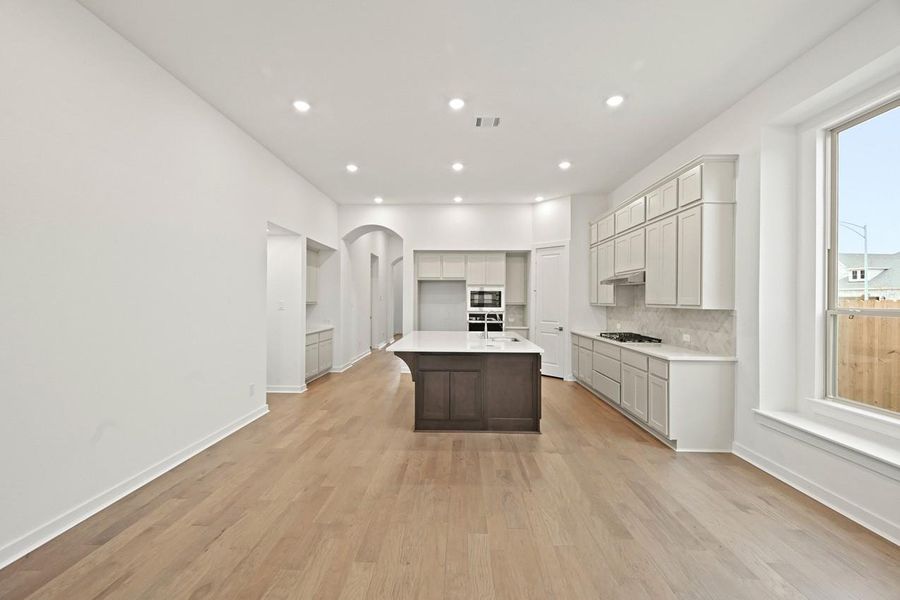 Furnished interior view inside a new home in Grand Central Park: 55ft. lots, Conroe (Image 13).