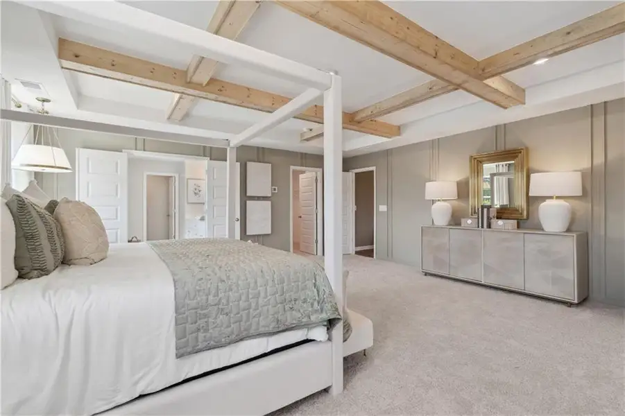 Furnished interior view inside a new home in Westwind Estates, Hampton (Image 9).