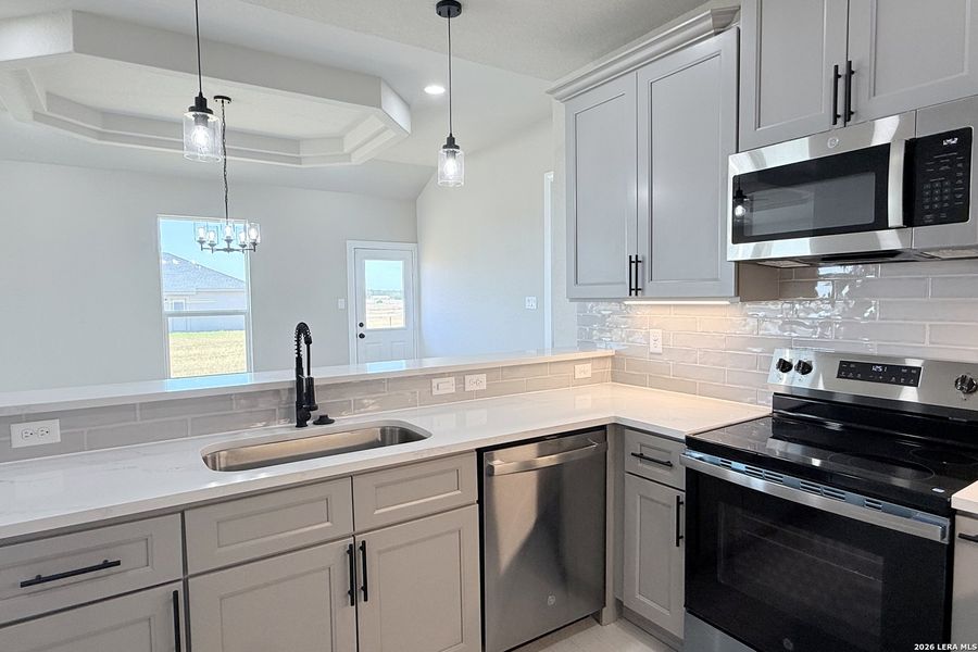 Furnished interior view inside a new home in , La Vernia (Image 6).