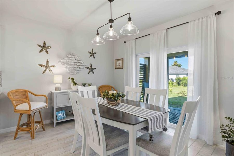Furnished interior view inside a new home in Burnt Store Village, Punta Gorda (Image 24).