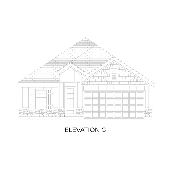 Representative rendering of the exterior for the Adams F - 50' Lot by First Texas Homes (Image 9).