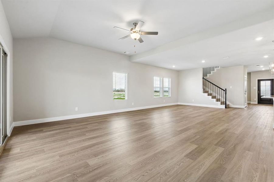 Spacious, unfurnished interior of a new home in Parks at Foster Crossing - Signature Series, Anna (Image 22).