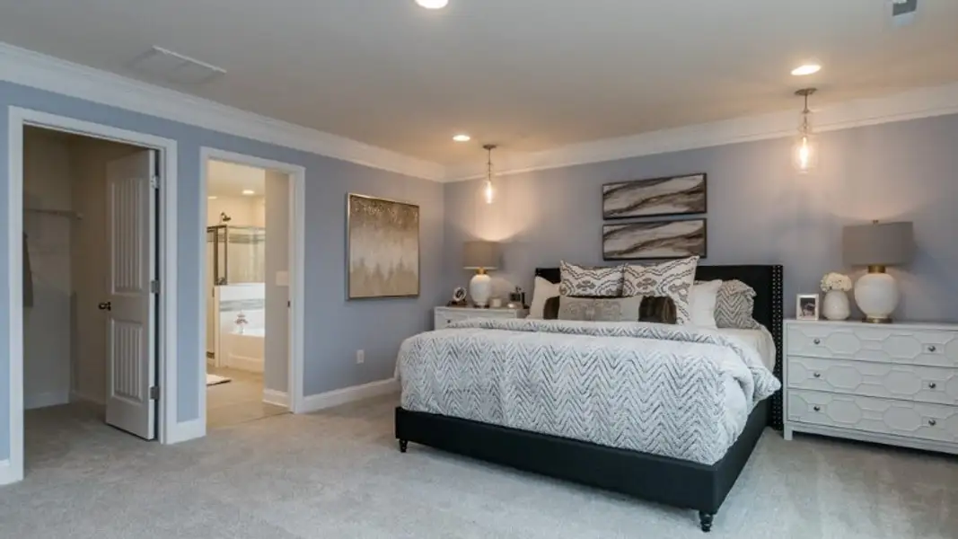 Representative furnished interior of a home built from the Devon by DRB Homes in McBride, Indian Trail (Image 15).