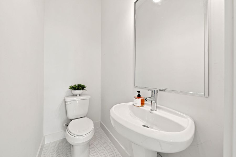 Furnished interior view inside a new home in Commons at West Tidwell, Houston (Image 5).