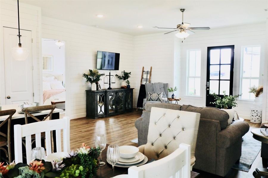 Furnished interior view inside a new home in , Brenham (Image 4). Furnished interior view inside a new home in , Brenham (Image 4).