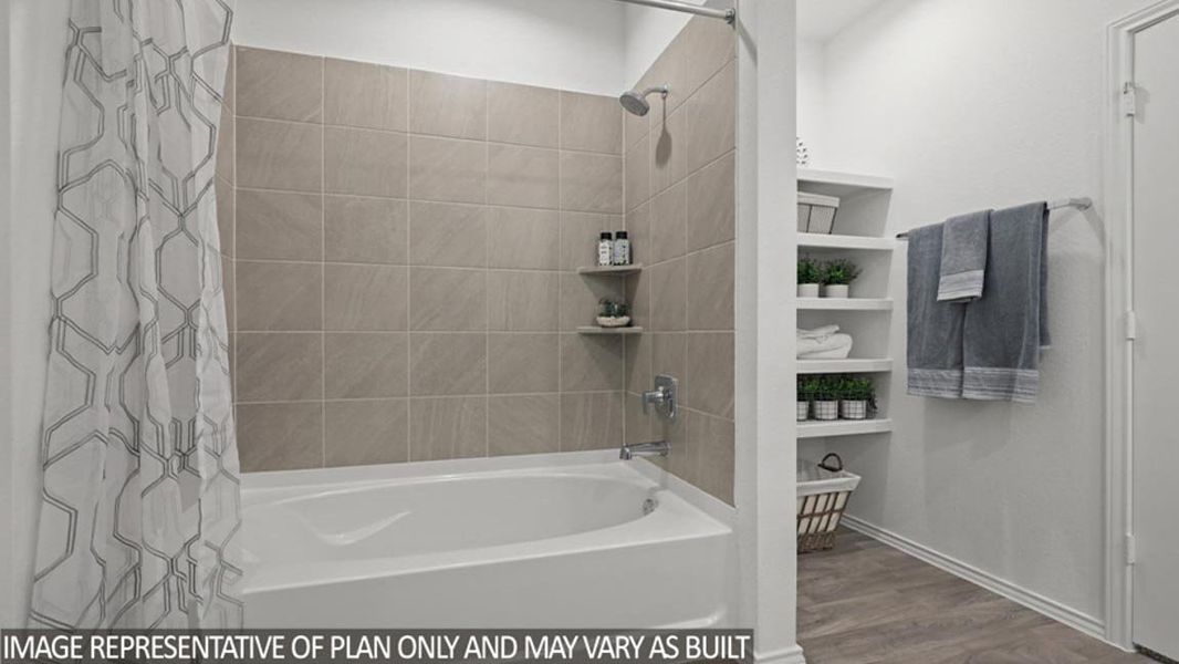 Furnished interior view inside a new home in Venetian Pines, Conroe (Image 11).