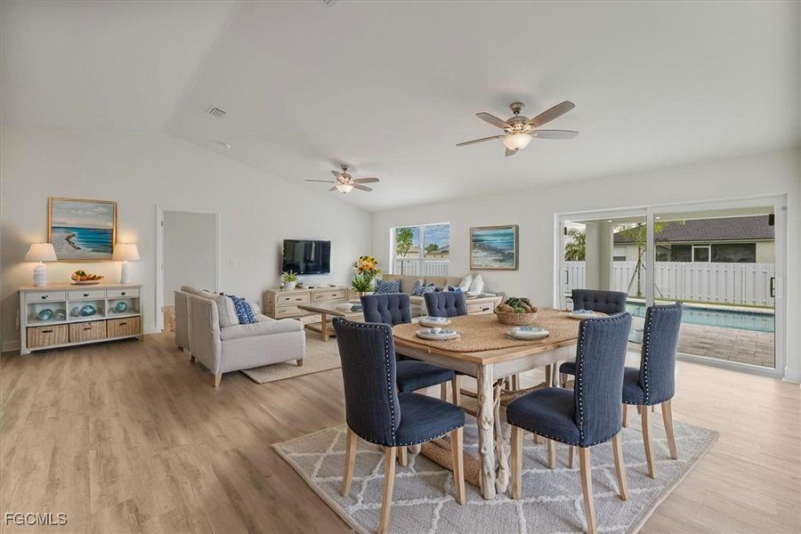 Furnished interior view inside a new home in Cape Coral, Cape Coral (Image 5). Furnished interior view inside a new home in Cape Coral, Cape Coral (Image 5).