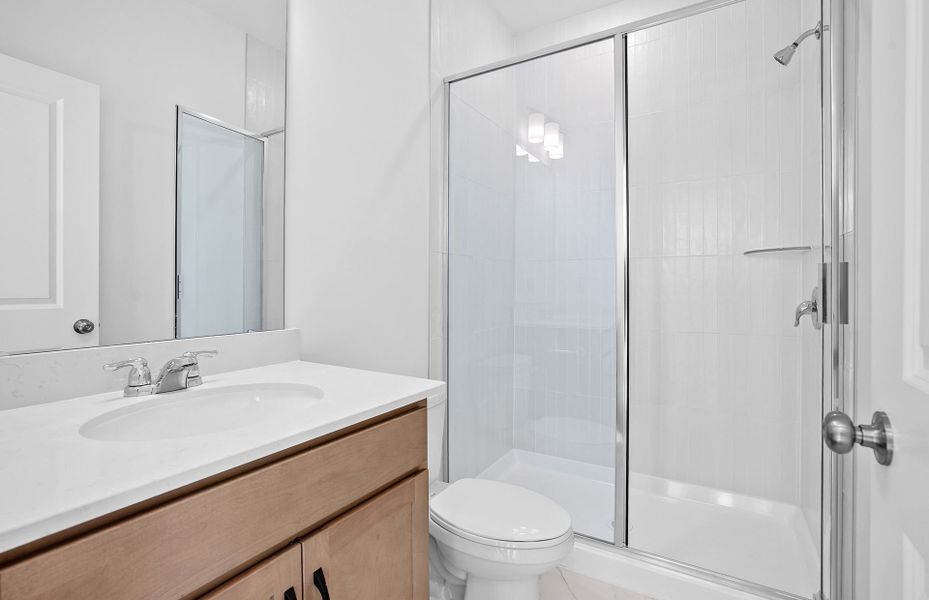 Furnished interior view inside a new home in Elmbrook, Indian Trail (Image 9).